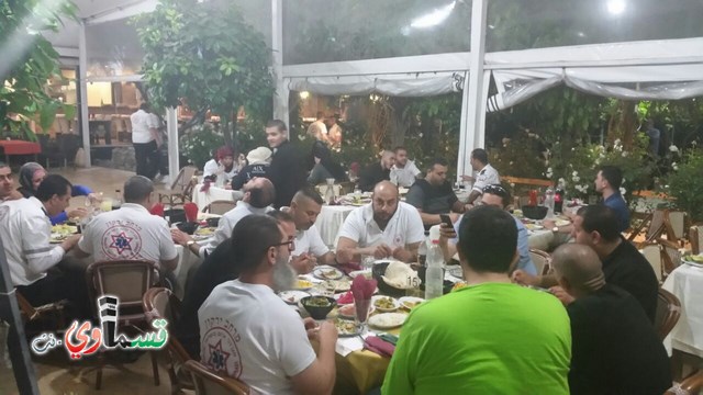 كفرقاسم : بحضور قائد لواء اليركون في مادا السيد حايم دوري طواقم المتطوعين في نجمة داؤود الحمراء من  المثلث يلتقون في امسية تعارفية  